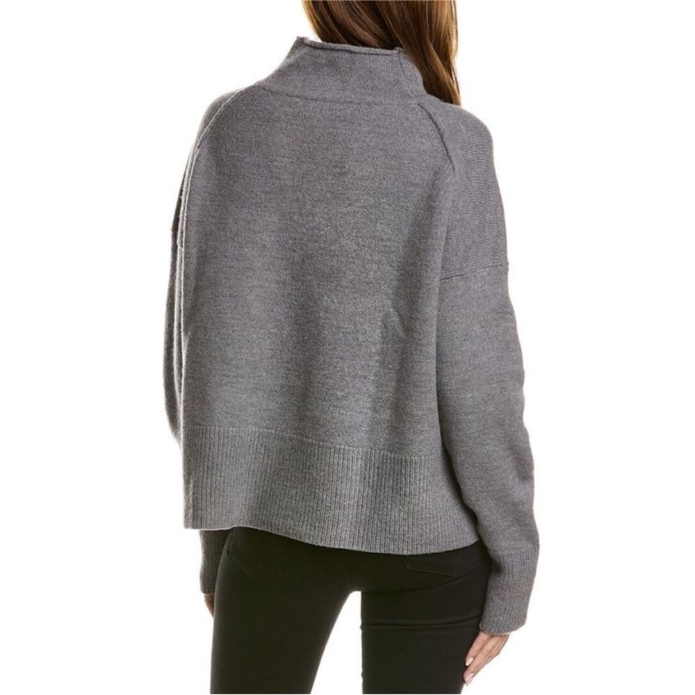 AllSaints Olsa Merino Wool Grey Sweater (Medium) - Picture 2 of 5